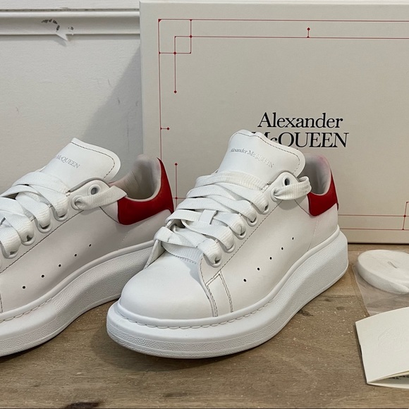 🔥Alexander McQueen oversized Leather Sneakers💃🏼 - Picture 6 of 12